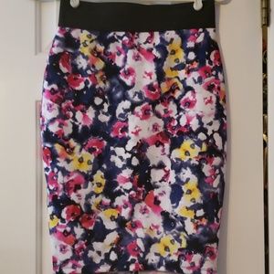 Floral Pencil Skirt